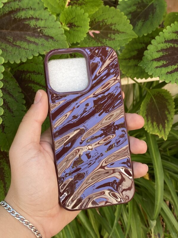 Antichoc burgundy glacé