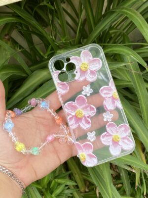 Antichoc transparent avec bracelet